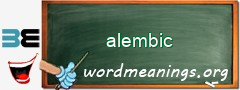 WordMeaning blackboard for alembic